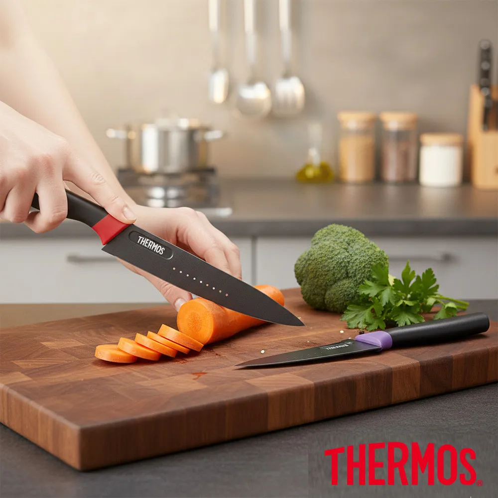 【THERMOS膳魔師】不銹鋼二入刀具組(FA-05N)