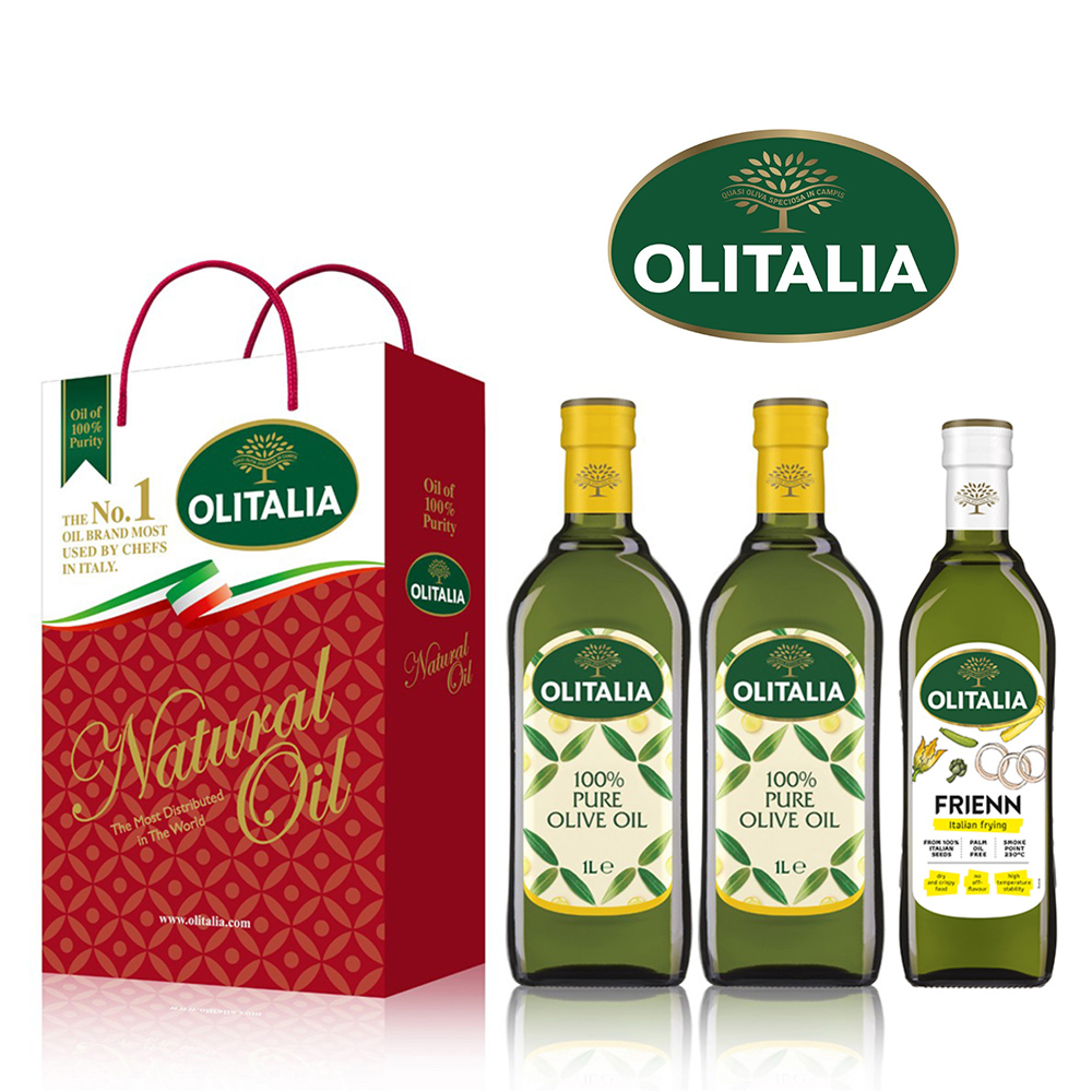 Olitalia奧利塔 
純橄欖油禮盒組(1000mlx2瓶
