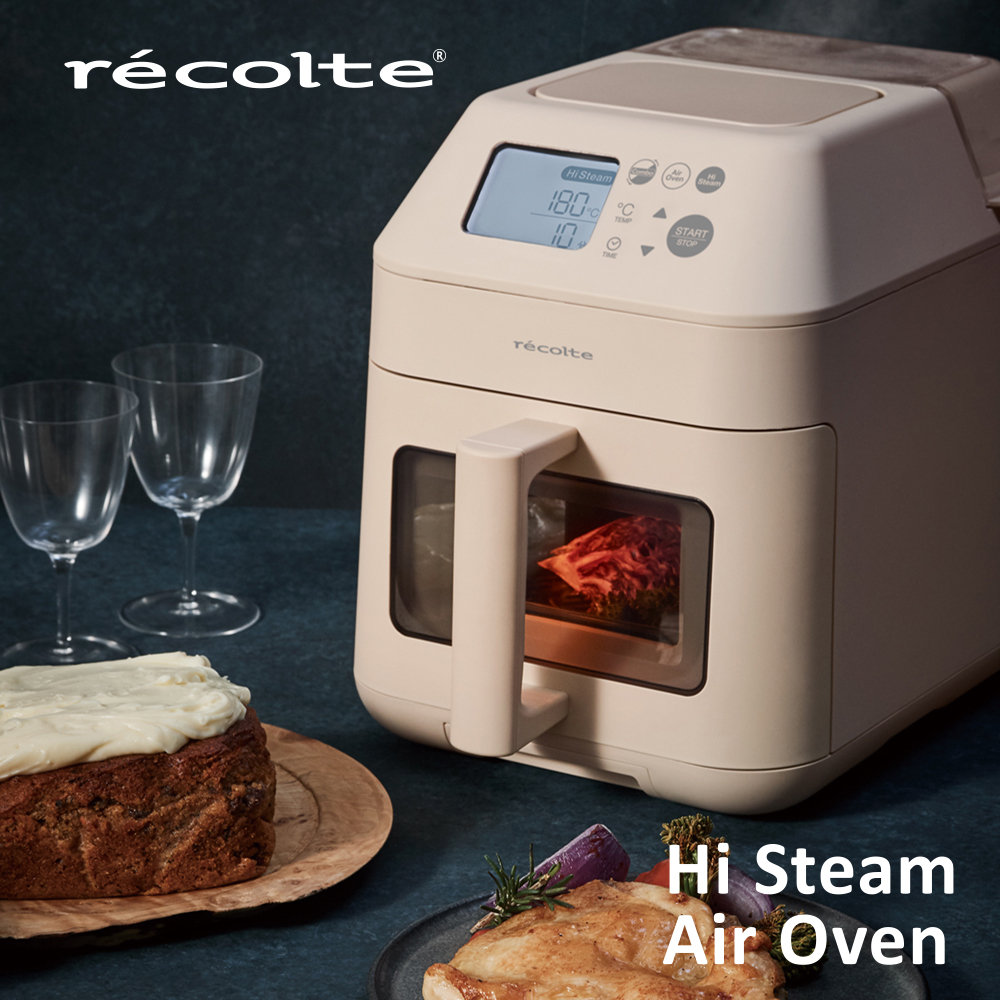 recolte 日本麗克特Hi Steam Air Oven 蒸氣氣炸鍋- friDay購物