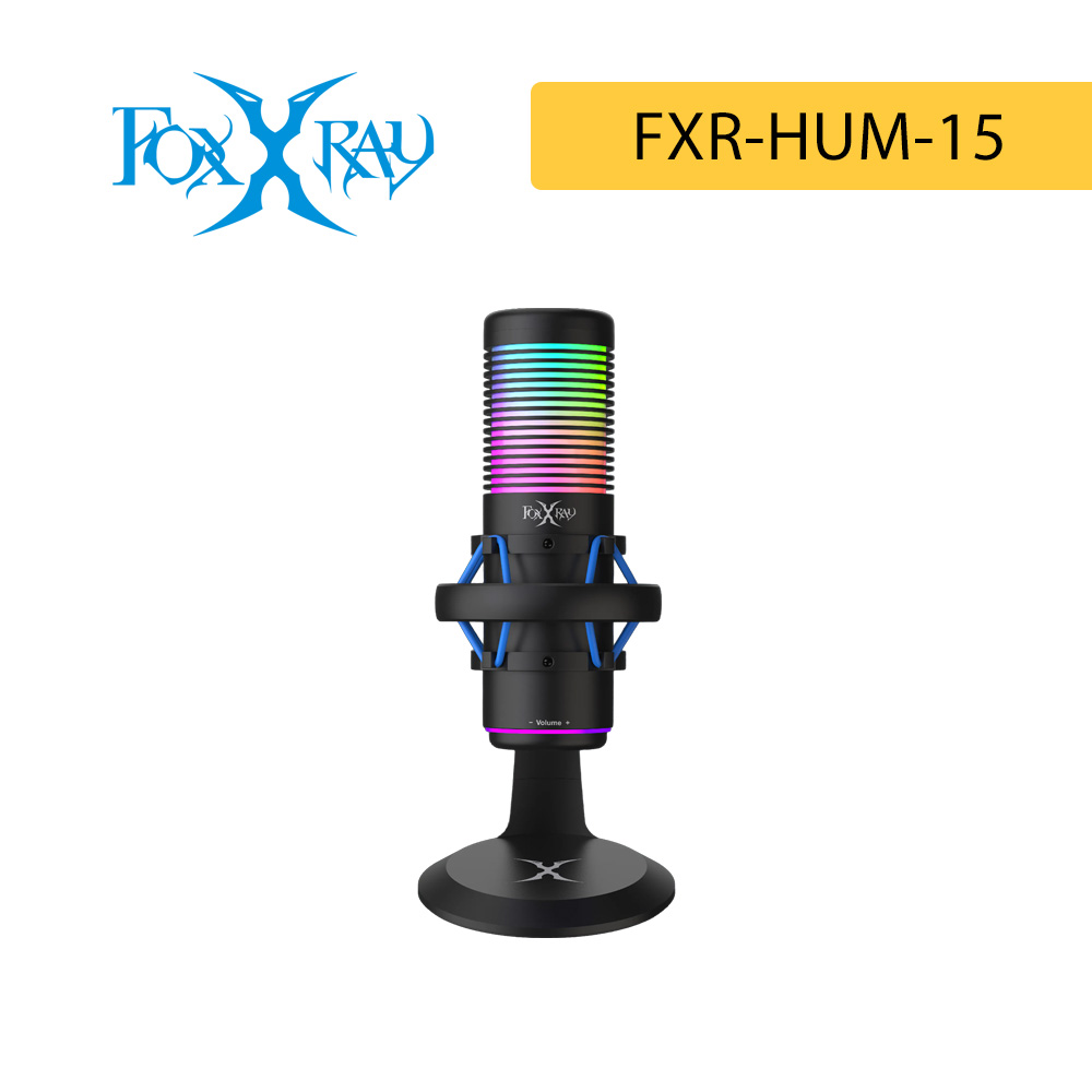 FOXXRAY 狐鐳 脈衝雙指向降噪電競麥克風-FXR-HUM-15