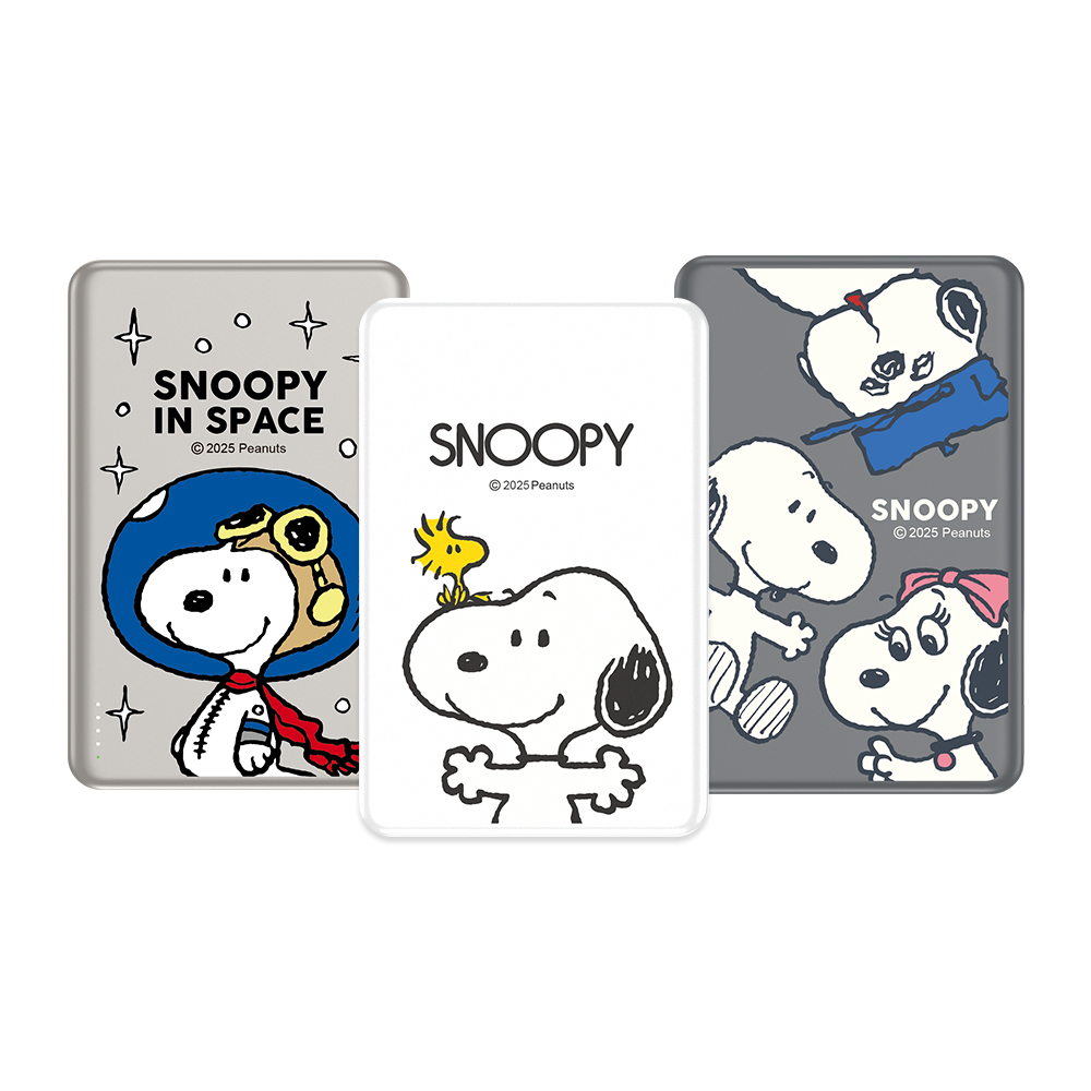 【SNOOPY史努比】防爆SSB固態行動電源 10000mAh_37Wh(磁吸/MagSafe)