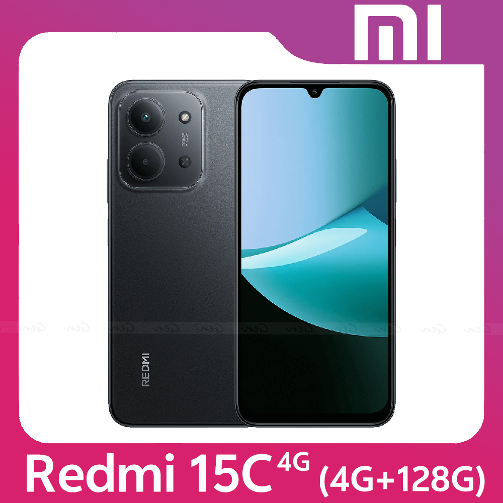 午夜黑★送空壓殼+滿版玻保★小米 紅米 REDMI 15C 4G (4G/128G)