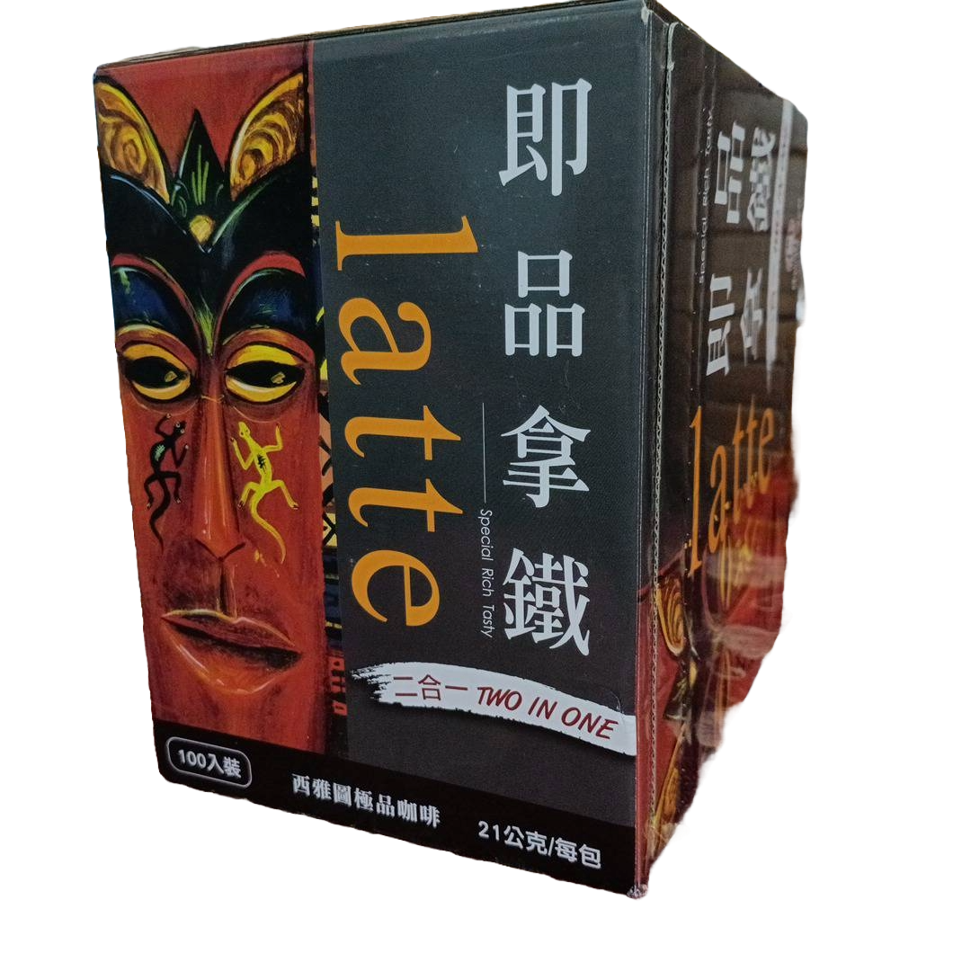 BARISTA COFFEE 西雅圖極品即品拿鐵二合一 21gX100包