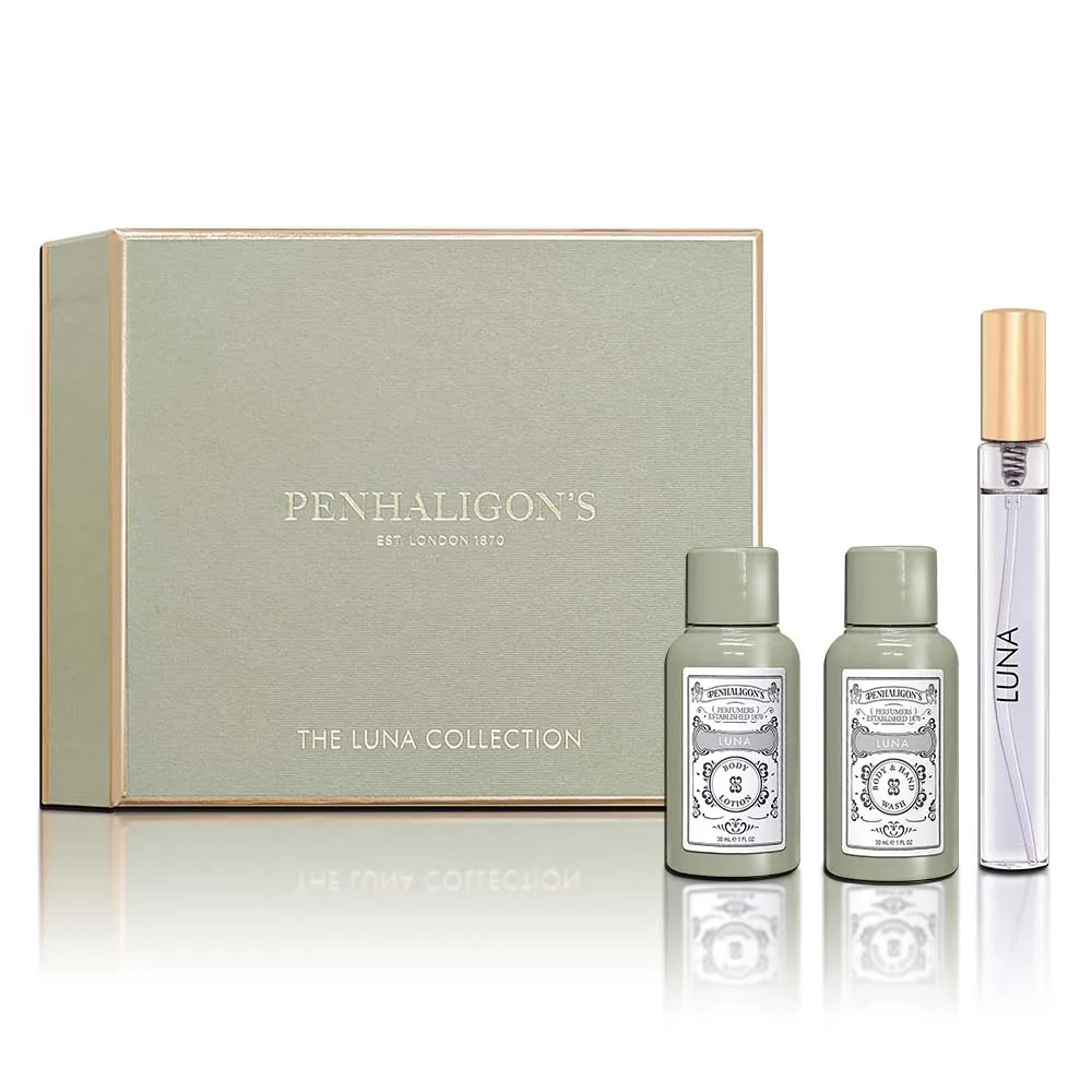 PENHALIGON'S 潘海利根 Luna 月亮女神香氛禮盒(淡香水10ML+沐浴膠30ML+身體乳30ML)