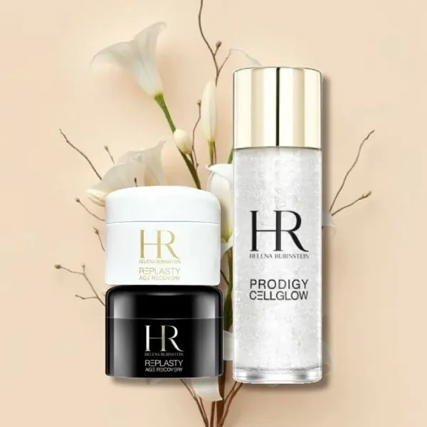 赫蓮娜 HR 黑繃帶乳霜5ml +白繃帶乳霜5ml + 極致高光全能水凝露30ml ( 旅行組 晚霜 早霜 精華水 )