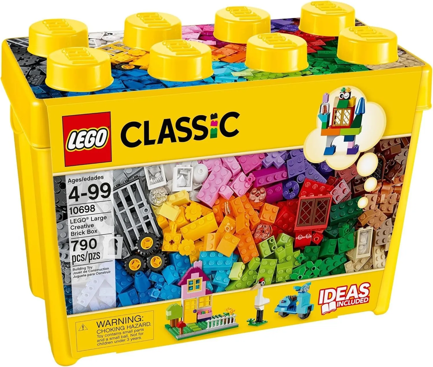 玩具研究中心 樂高 LEGO 積木 Classic-樂高大型創意拼砌盒桶(2)10698 現貨M