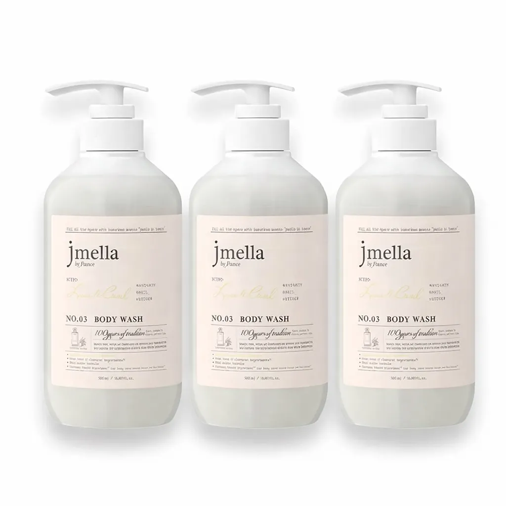 韓國Jmella香氛沐浴精500ml3瓶出清組-03夏日羅勒香