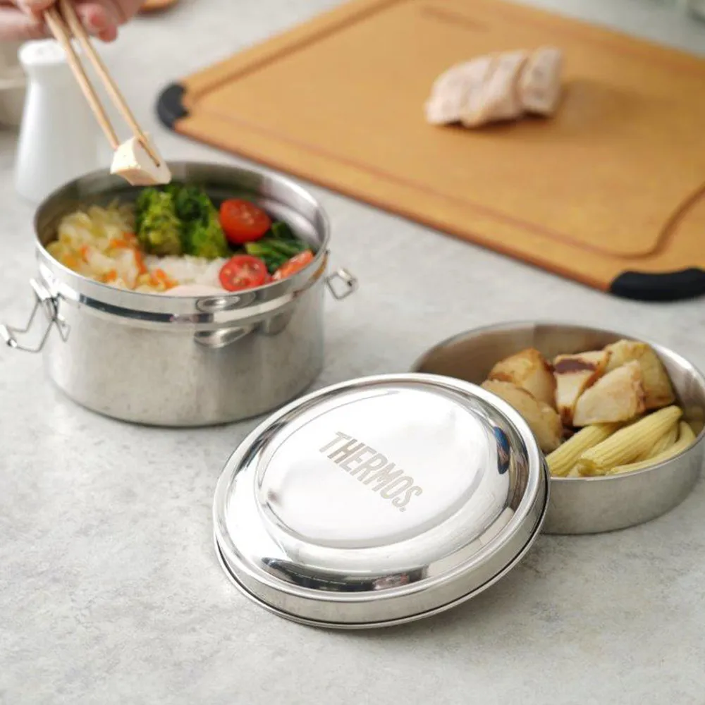 【THERMOS膳魔師】不鏽鋼便當盒1000ml(Z-LBNP-14)