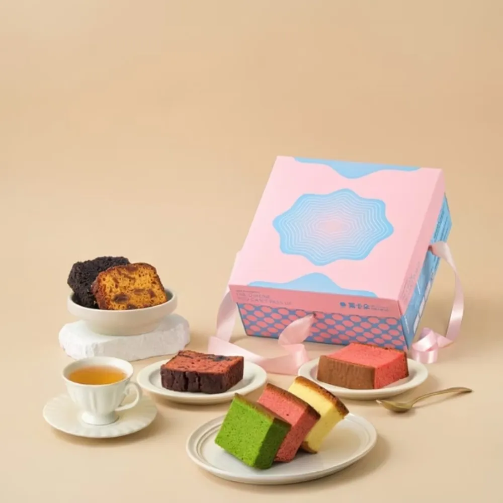 【栗卡朵洋菓子坊】雲朵之誕綜合常溫雙拼蛋糕8入禮盒