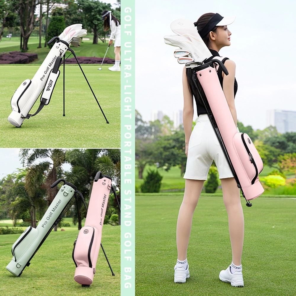 PGM 新款 高爾夫球包 女支架球袋 女士超輕便攜式槍包 防水golf用品球桿袋 高爾夫球袋