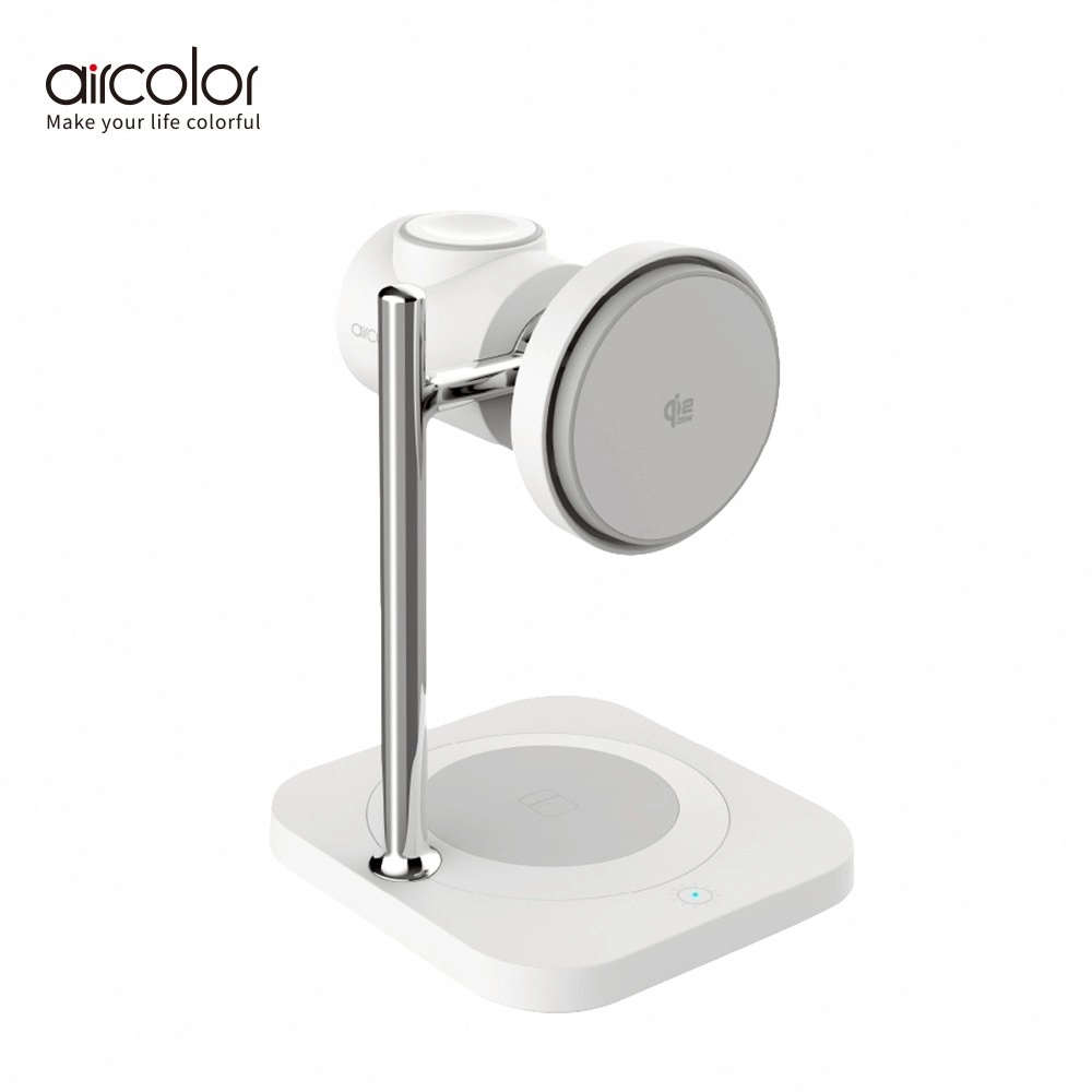 【aircolor】25W 四合一風扇磁吸無線充電座