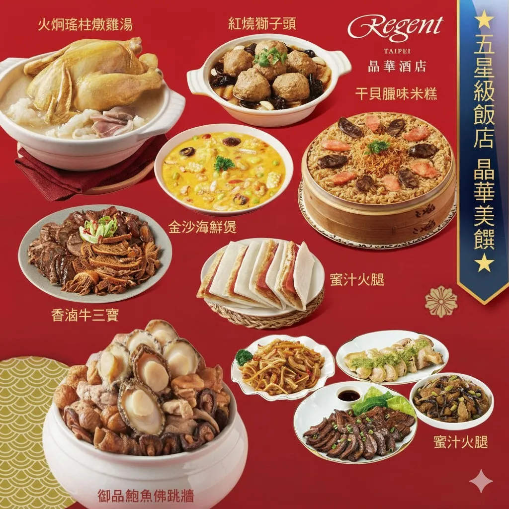 【台北晶華酒店】年菜任選3件組