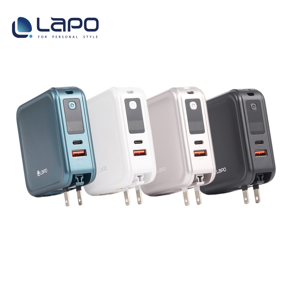 【LaPO】全功能無線充電行動電源 10050mAh (WT-08S/日本松下電芯)