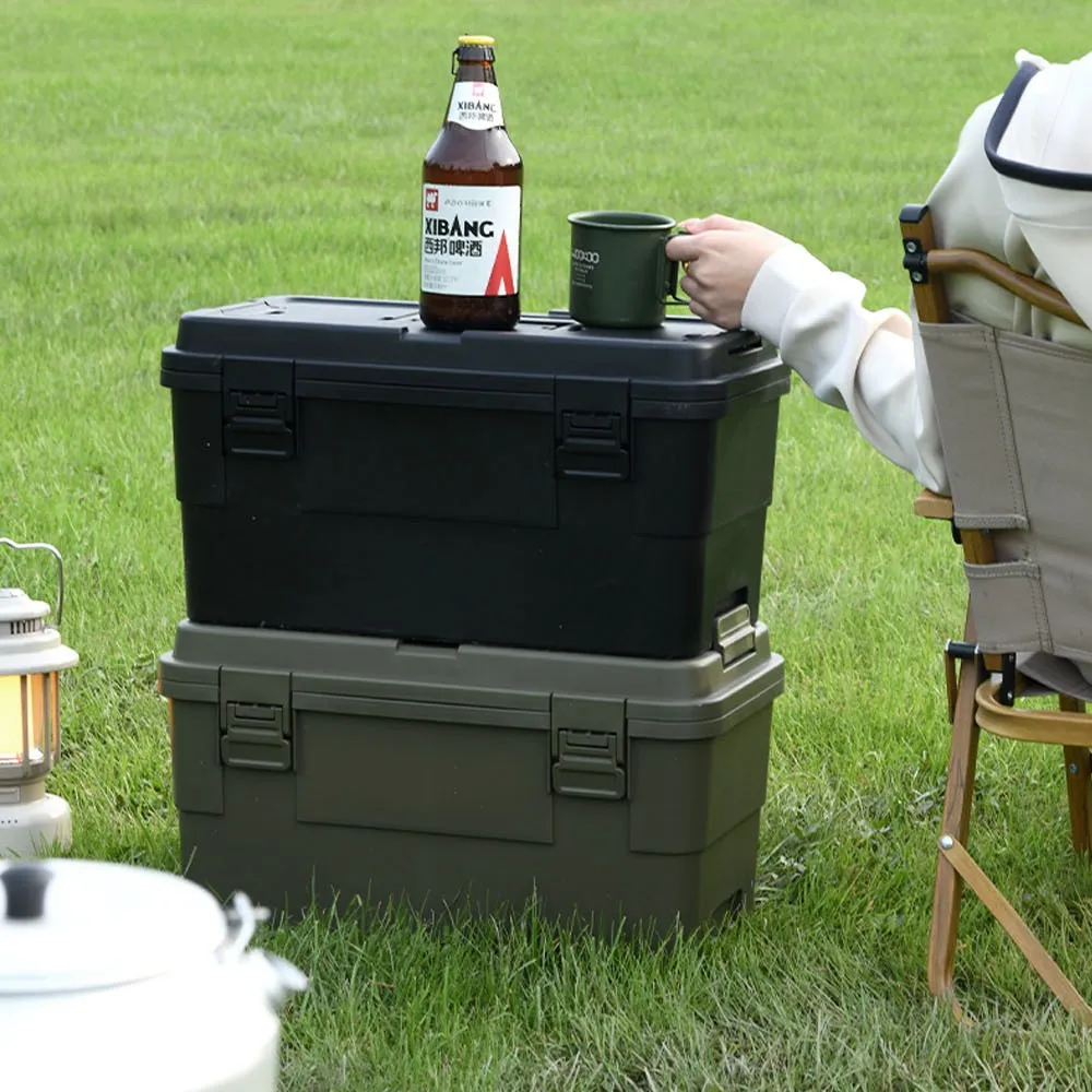 【AOTTO】15L多功能加厚軍規可疊加工具收納箱