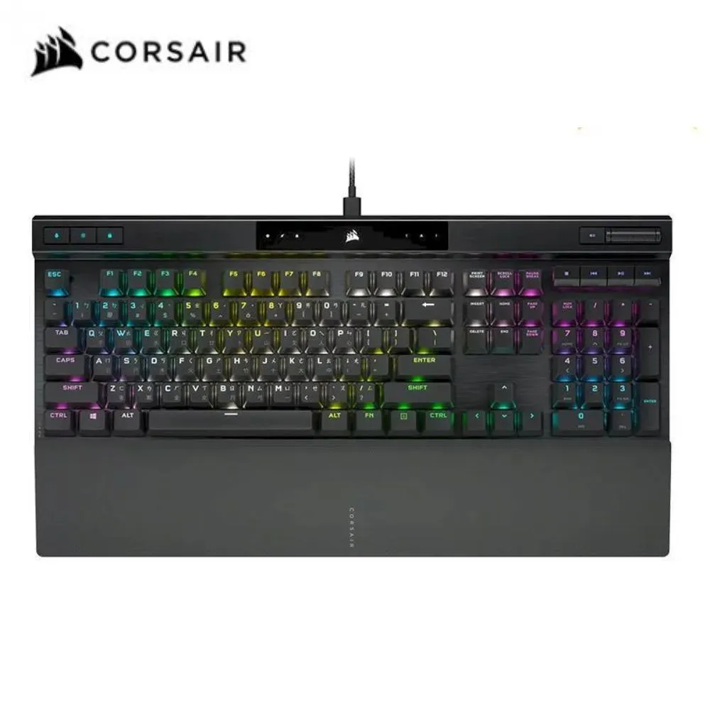 【海盜船 Corsair】 K70 RGB PRO機械式鍵盤 (黑色/有線/CHERRY MX/RGB/中文/2年保固)