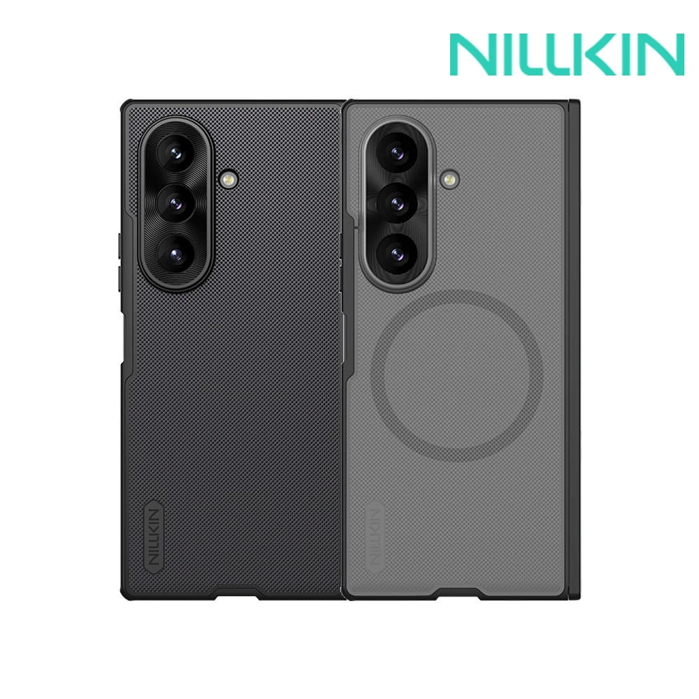 NILLKIN 三星 Z Fold 8 Ultra 5G 磨砂護盾 Fold 磁吸保護殼 支援MagSafe　黑色(純黑)